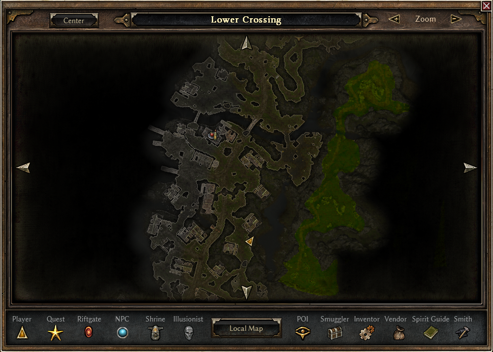 grim dawn map of cairn