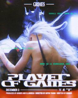 a dream seeking light — grimes - player of games poster by ella brand  (via