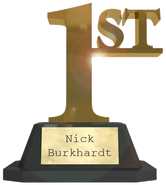 1st Place: Nick Burkhardt