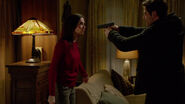 414-Nick points his gun at Juliette