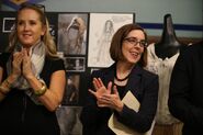 Oregon Governor Kate Brown celebrated with the cast and crew