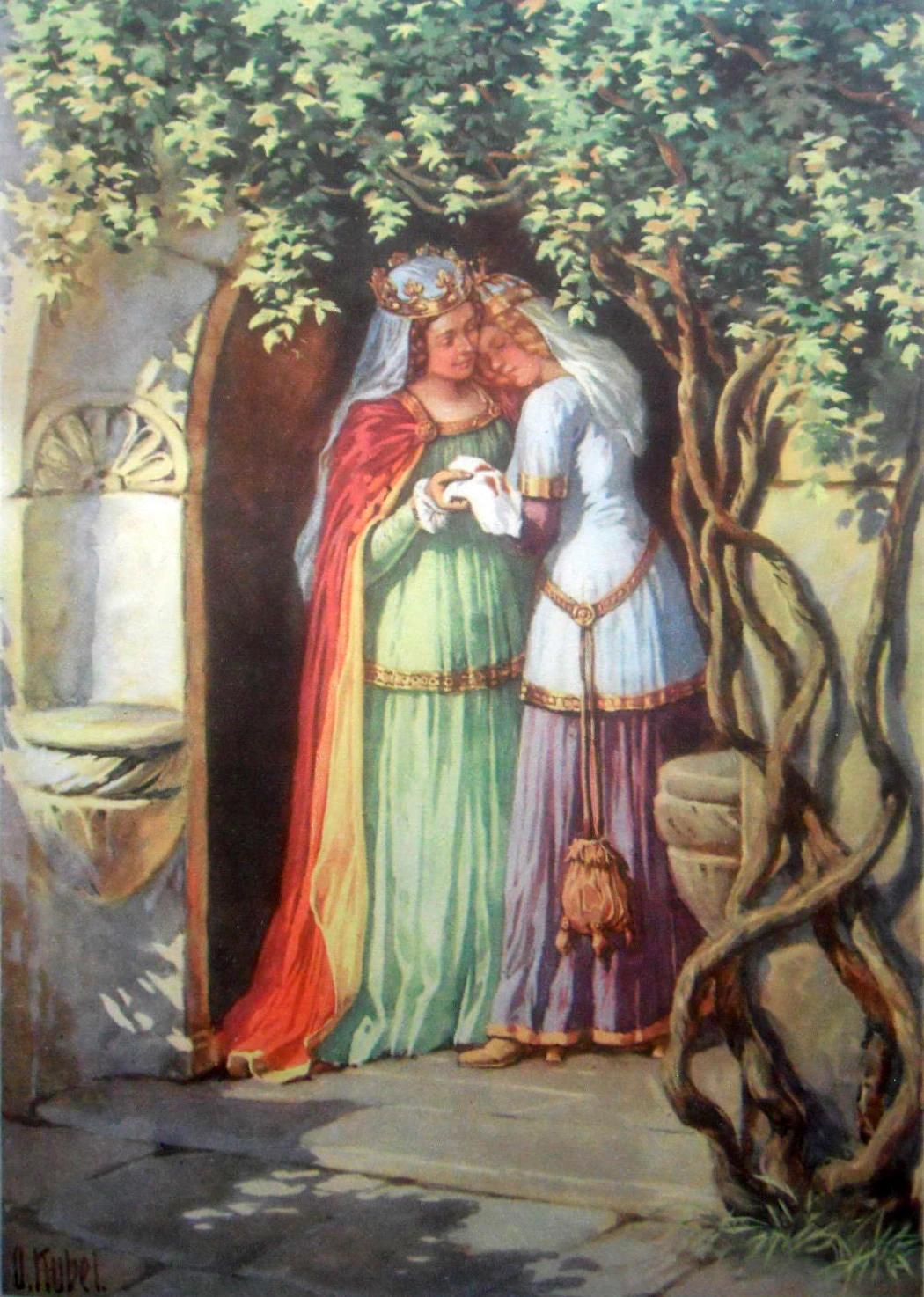 Die Gänsemagd (Otto Kubel) GrimmBilder Wiki Fandom