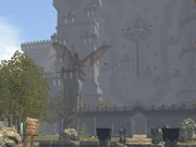 The Lindworm about to take flight.