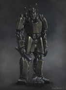 Concept art of the Warden