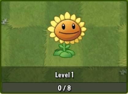 Plants vs Zombies 2 - Sunflower Leveling Up 