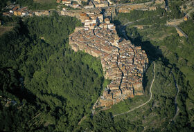 Pitigliano veduta