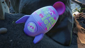 Rocket Shaped Candy Container