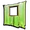 Windowed Grass Wall