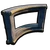 Windowed Ash Curved Wall