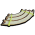Stem Curved Half Floor