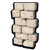 Mushroom Half Wall Vertical