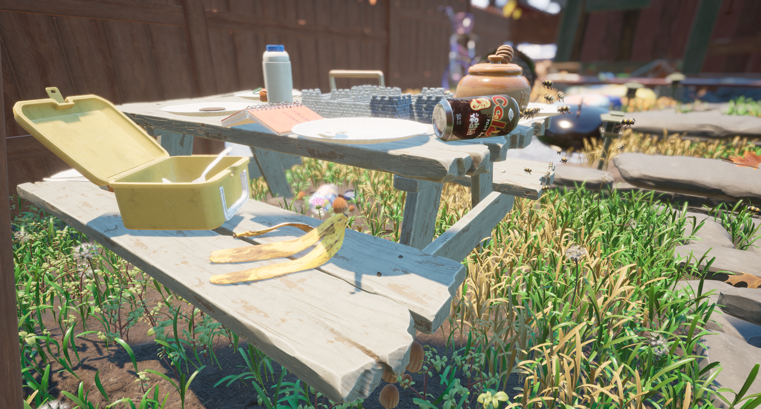 download free grounded picnic table