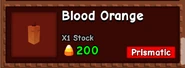 A Blood Orange in stock.