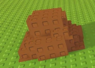 The Marmot's burrowing mound.