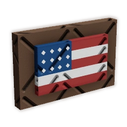 American Flag Badge