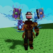 A player holding the Trinity Fruit Seed.