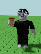 A Player holding the Evo Mushroom I seed.