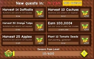 GUI for the Season Pass quests.