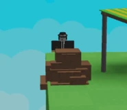 The Marmot's burrowing mound, but clipping off of the side of the map.