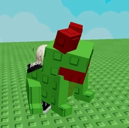 Frog affected by the Oxpecker Shard.