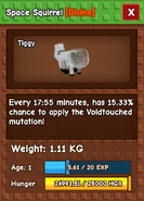 The Space Squirrel's ability.