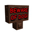 Beware of Dog Sign