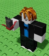 A Player holding a Wereplant Seed.