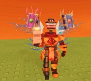 A Player holding a Mummy's Hand Seed.