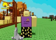 Rake in hand.png (390 KB) Player holding a Rake.