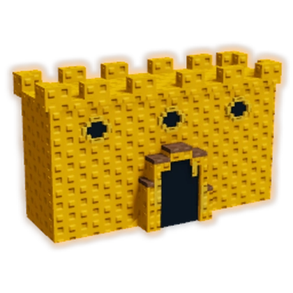 Bee Castle Wall With Door