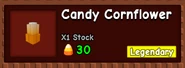 A Candy Cornflower in stock.