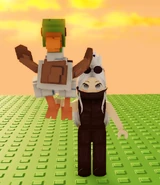 Player holding a Mallard.