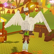 Player holding a Swan.