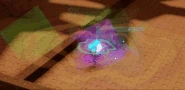 The Geode Sprinkler in effect.