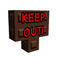 Keep Out Sign