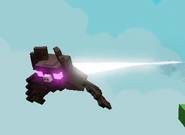 A player after using the Vampire Fang.