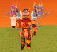 A player holding a Wisp Flower Seed.