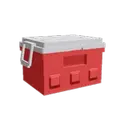 Red Cooler Chest