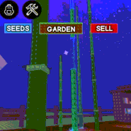 Hummingbird turning a Bamboo plant into a Bamboo seed.