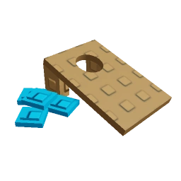 Bean Bag Toss Blue