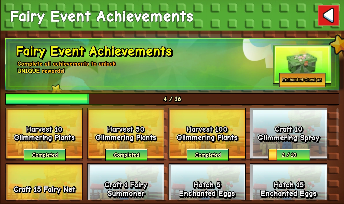 Achievements