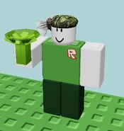 A player holding a Naval Wort Seed.