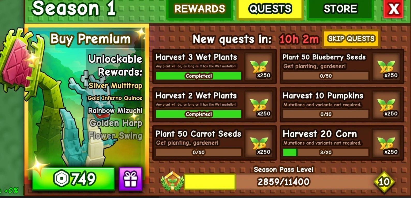 Daily Quests