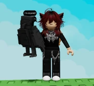 A player holding a Crow.