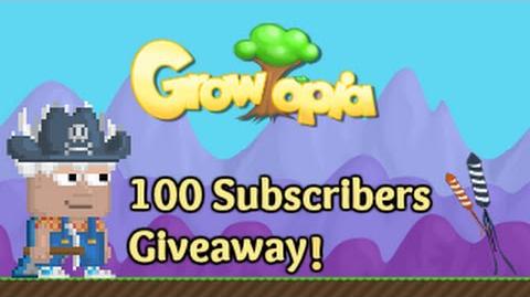 Growtopia 100 Subscribers Giveaway!