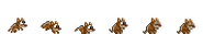 The sprites of the chipmunk pet.