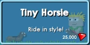 Tiny Horsie's old store button