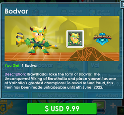 Bodvar | Growtopia Wiki | Fandom