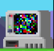 Retro Computer's animation upon being touched