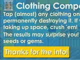 Clothing Compactor